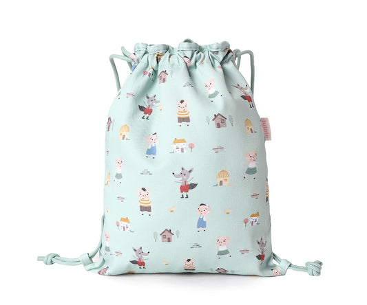 Sacca-Zaino Tela Tutete The Three Little Pigs Personalizzabile