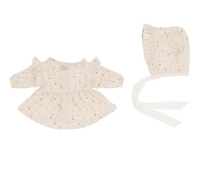 Bambola Helena white flowers Monneka