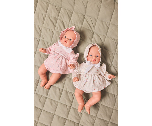 Bambola Helena white flowers Monneka