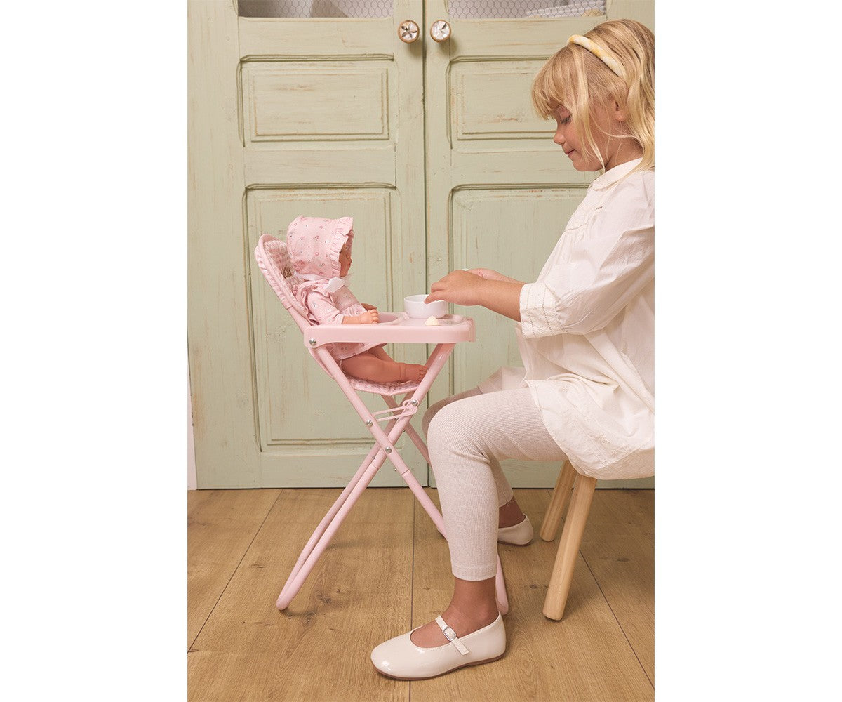 Seggiolone bambole vichy Monneka