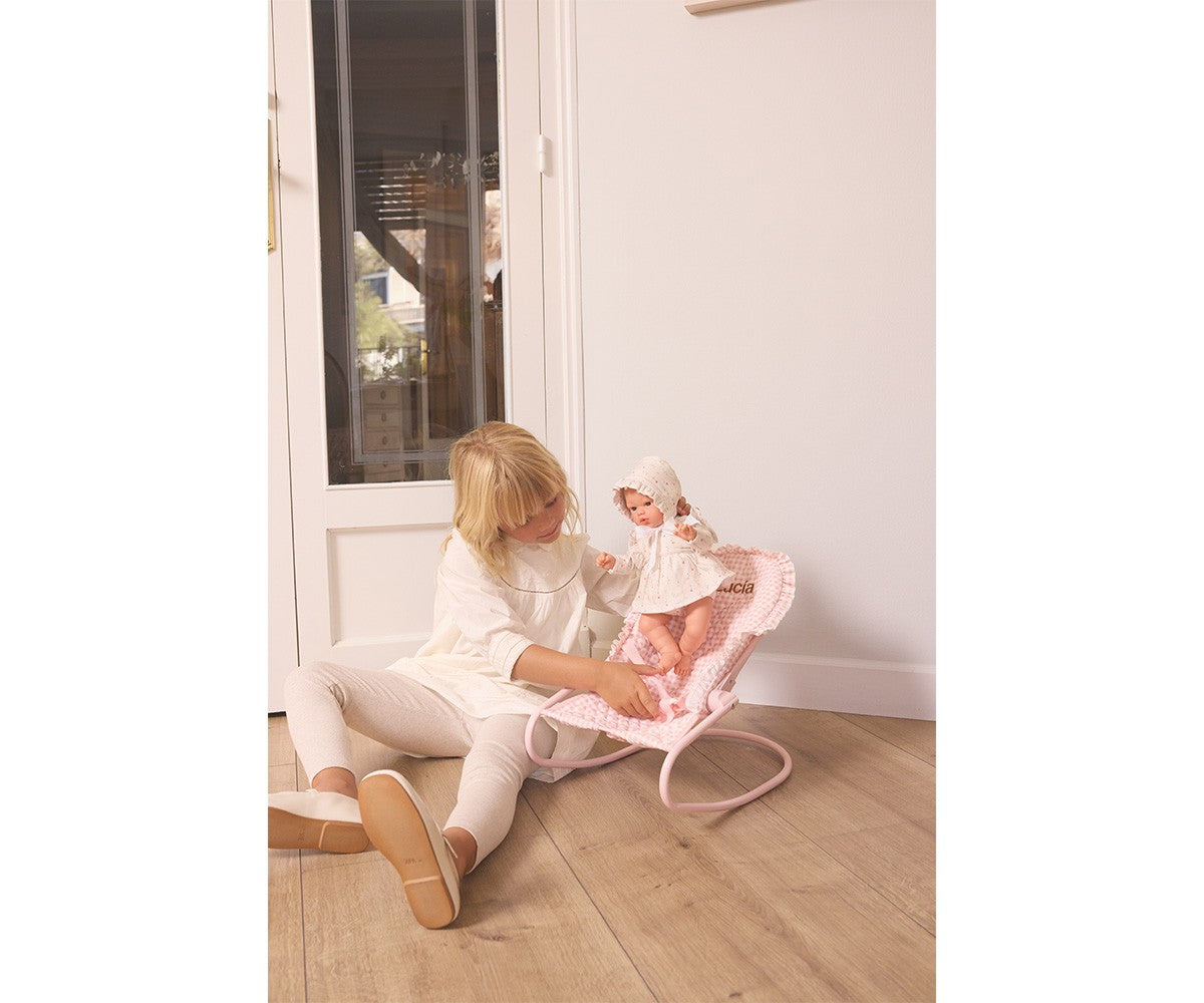 Sdraietta bambole vichy Monneka