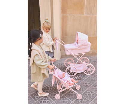 Carrozzina bambola vichy Monneka