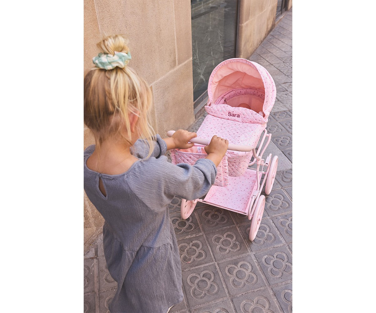 Carrozzina bambole flowers Monneka