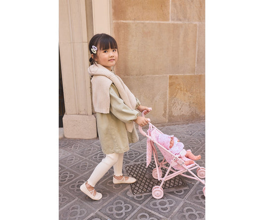 Passeggino bambole flowers Monneka