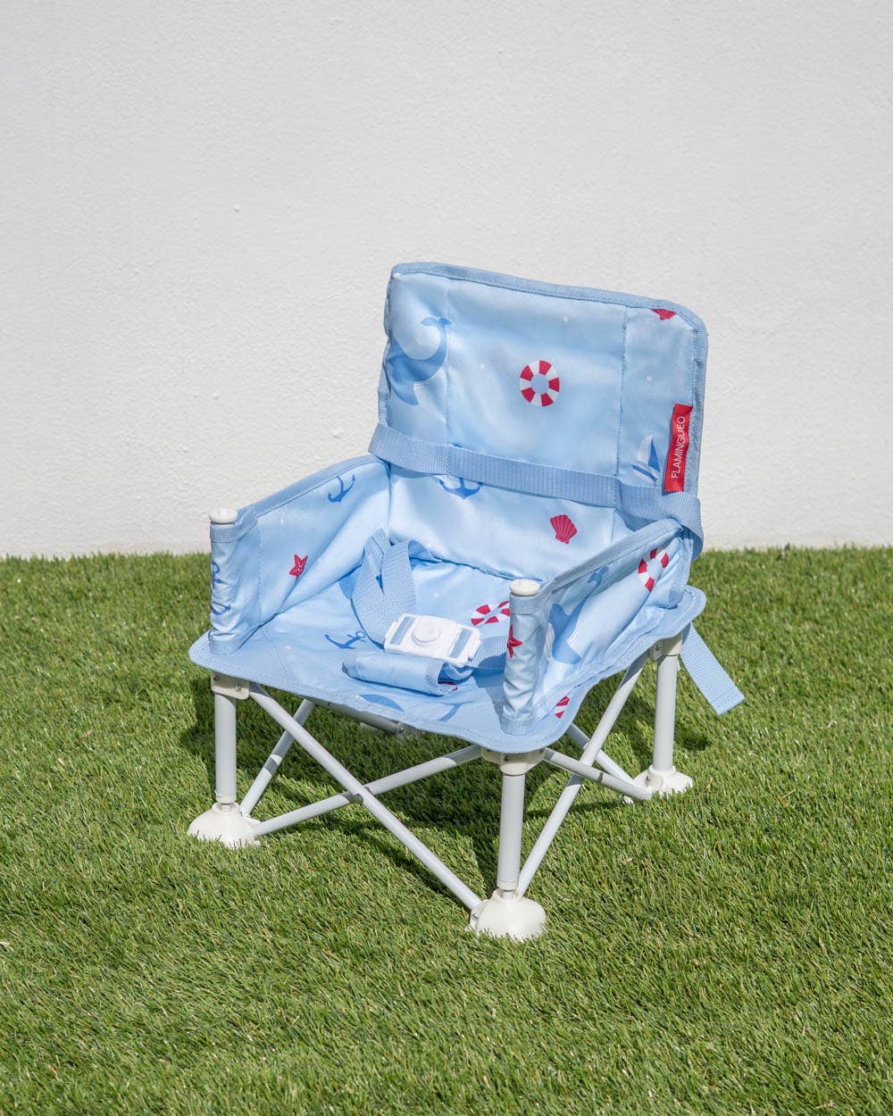 Seggiolone portatile azzurro