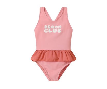 Costume Intero Incrociato con volant Stripes Bloom & Blush
