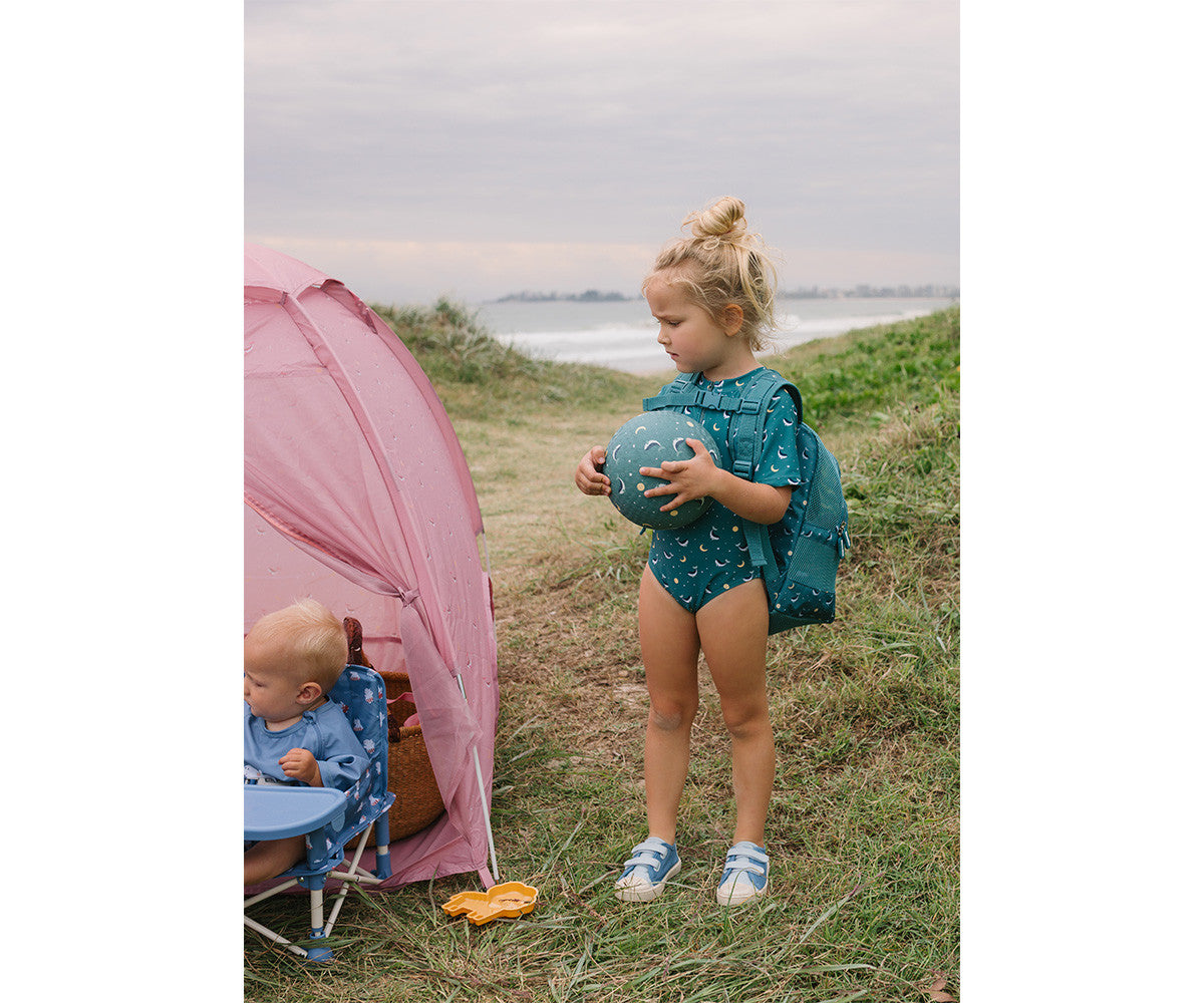 Zainetto Spiaggia Anti Sabbia Teal Whale