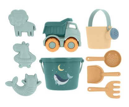 Set Spiaggia Monneka Teal Whale + Camioncino