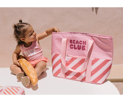 Costume Intero Incrociato con volant Stripes Bloom & Blush