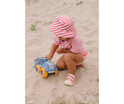 Bulldozer blue