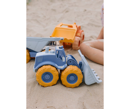Bulldozer blue