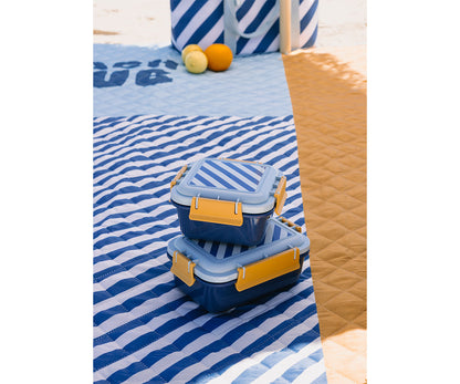 Lunch Box Monneka Stripes Blues & Beyond
