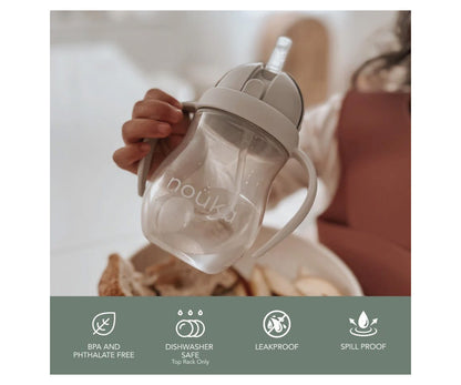 Tazza Non-Spill con Cannuccia con Peso 240ml Wave
