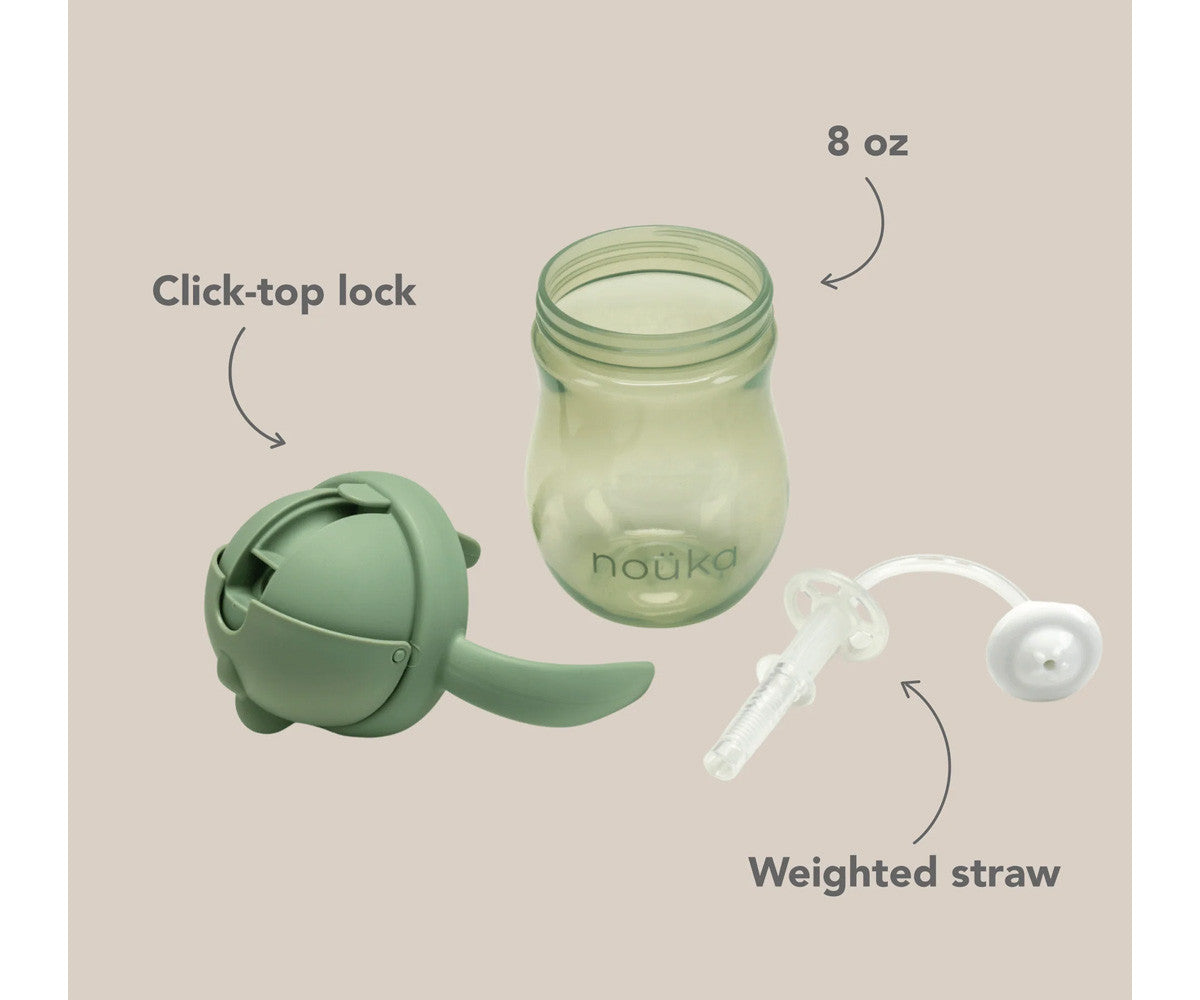 Tazza Non-Spill con Cannuccia con Peso 240ml Wave