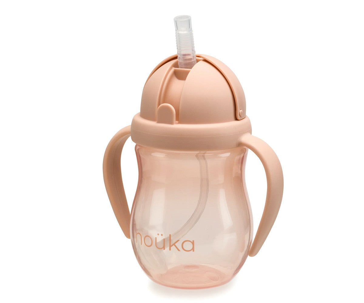 Tazza Non-Spill con Cannuccia con Peso 240ml Soft Blush