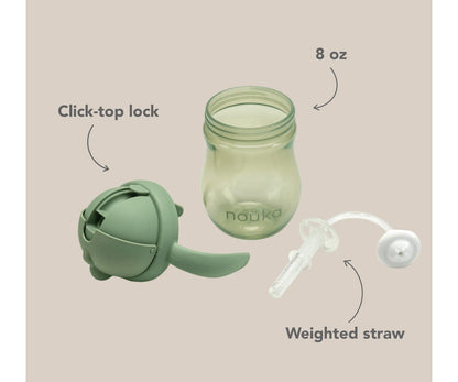 Tazza Non-Spill con Cannuccia con Peso 240ml Bloom