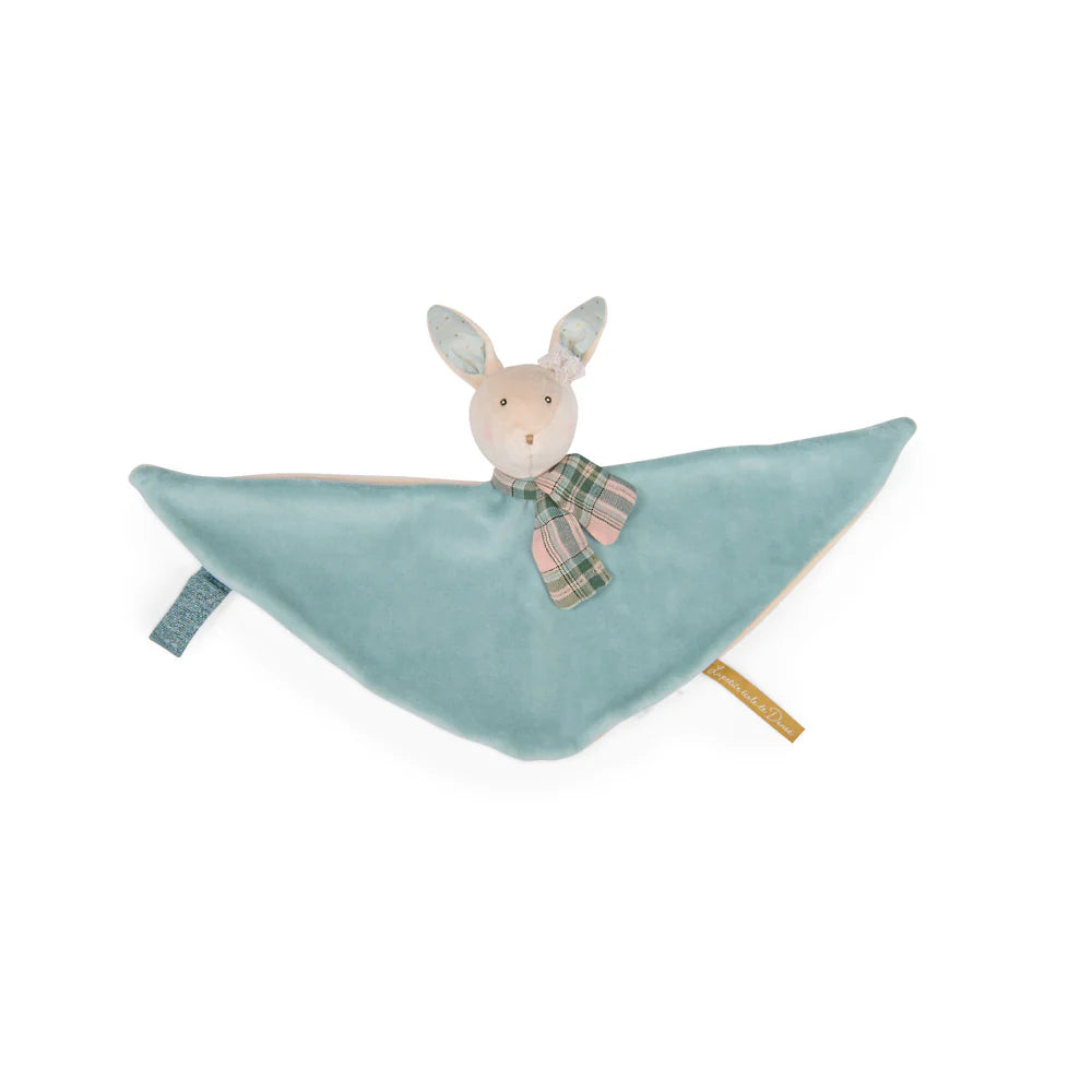 Doudou coniglietto azzurro