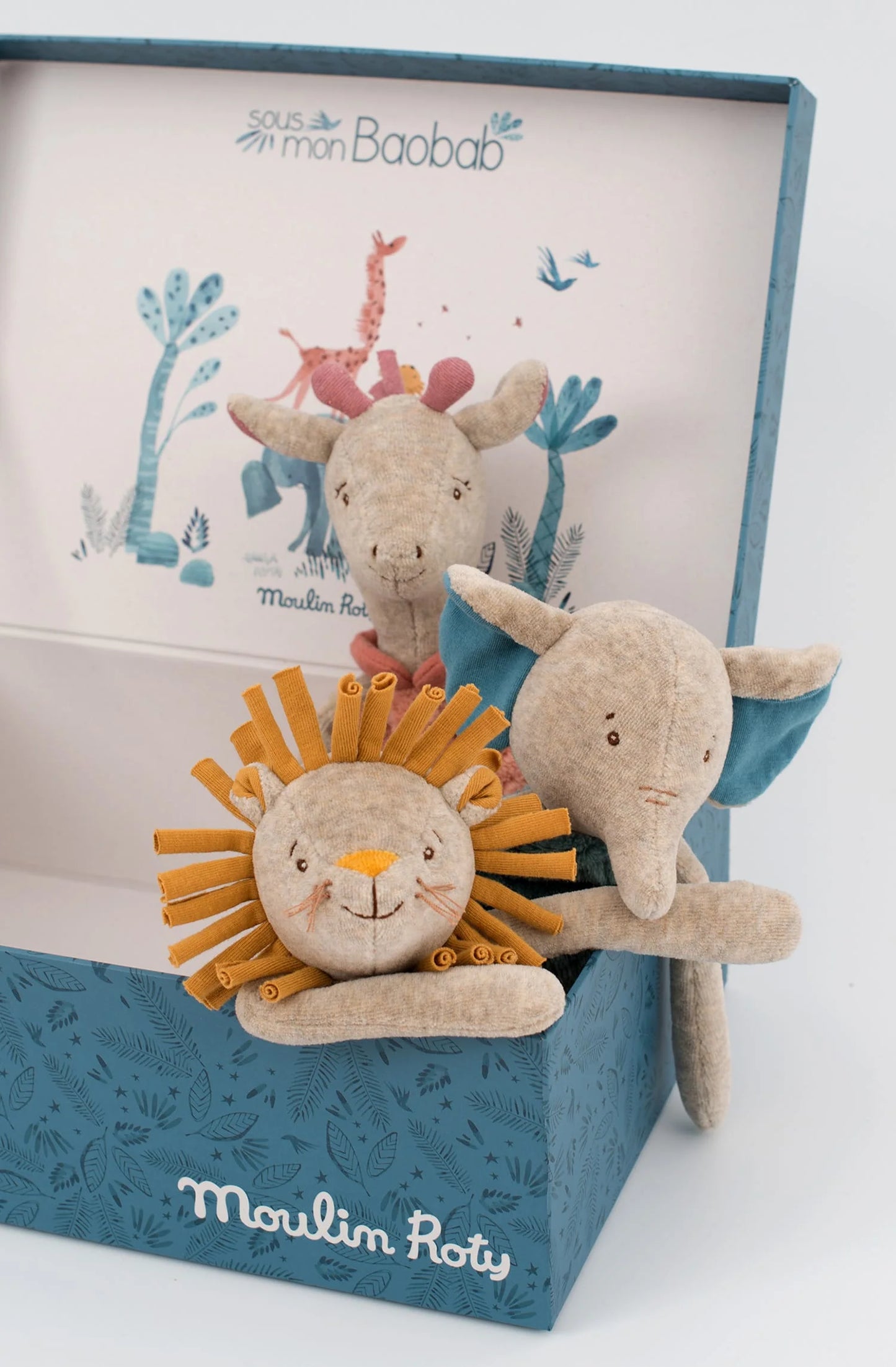 Doudou sonaglio giraffa Bibiscus