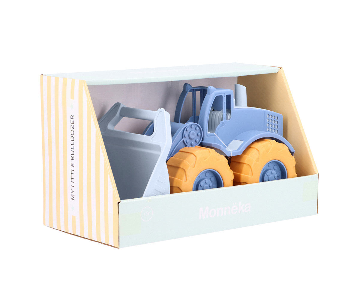 Bulldozer blue