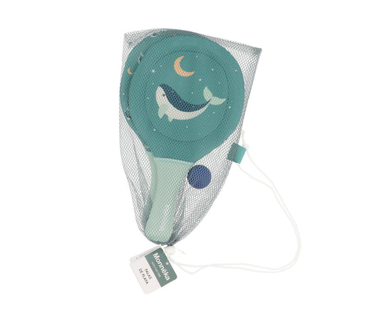 Racchette Spiaggia Neoprene Teal Whale