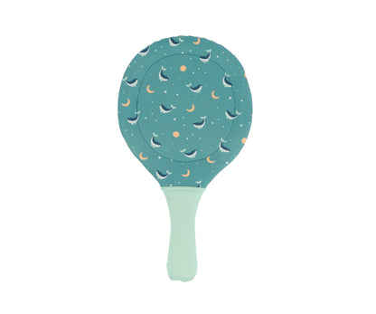 Racchette Spiaggia Neoprene Teal Whale