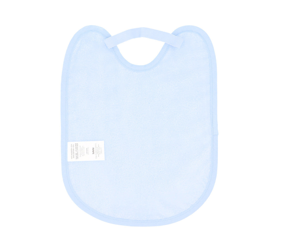 Bavaglio Spugna Plastificato Asilo Blue