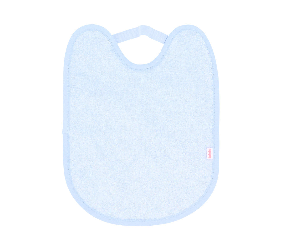 Bavaglio Spugna Plastificato Asilo Blue