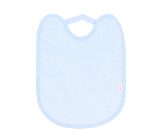Bavaglio Spugna Plastificato Asilo Blue