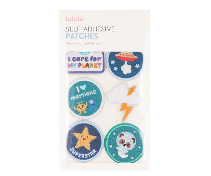 Set Toppe Ricamate Autoadesive Space