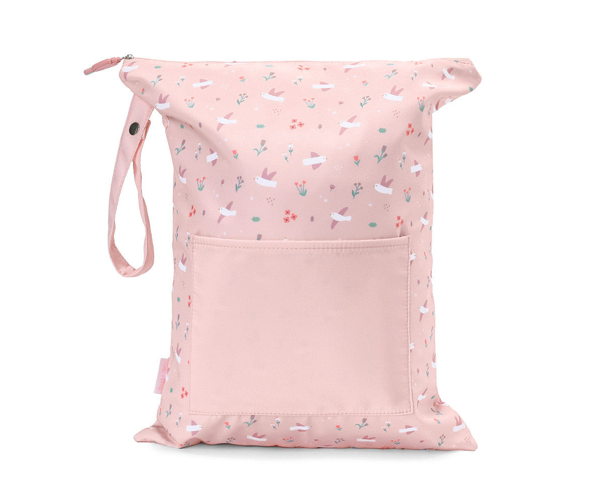 Borsa Impermeabile Grande Tutete Blossom Birds Personalizzabile
