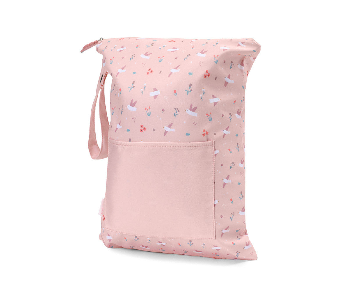 Borsa Impermeabile Grande Tutete Blossom Birds Personalizzabile