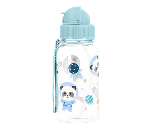 Borraccia Plastica Tutete Pandas in Space 500ml Personalizzabile