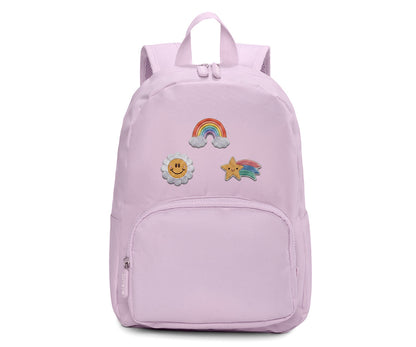 Zaino Solid Color Lavender Personalizzabile Ricamo