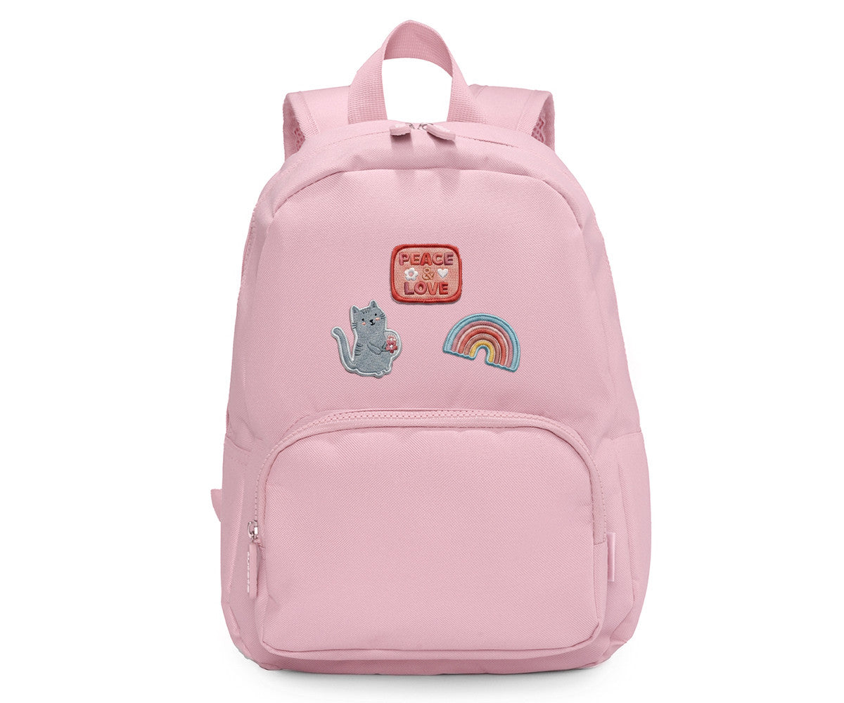 Zaino Solid Color Pink Personalizzabile Ricamo
