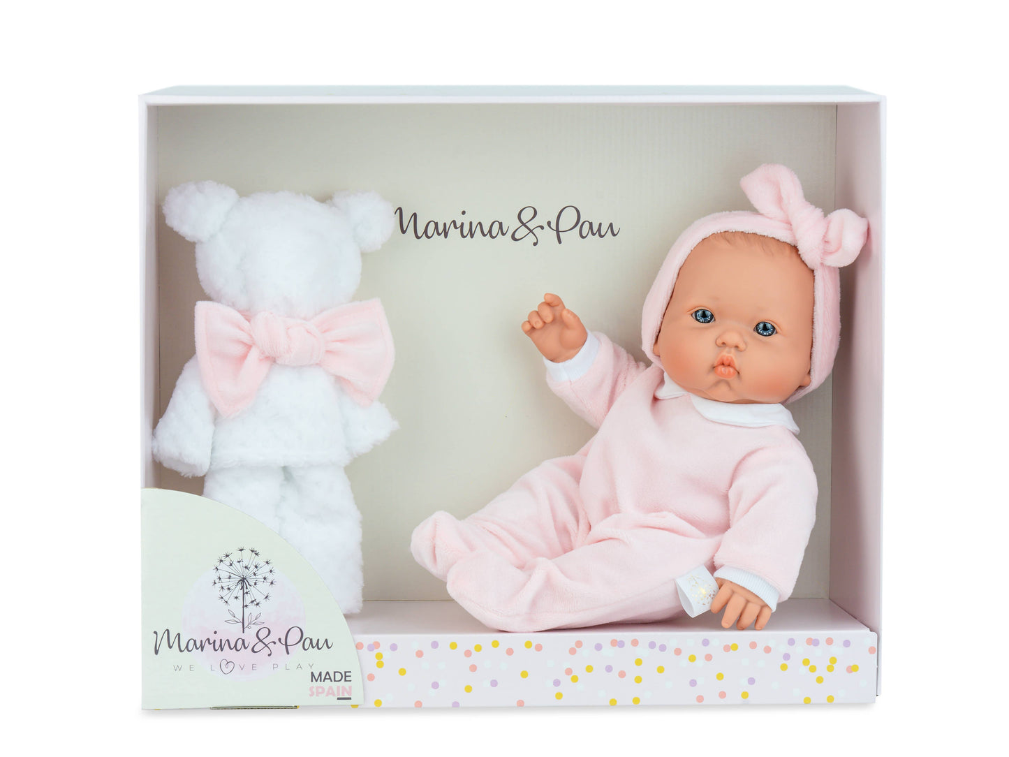 Bambola Betty Teddy con coperta