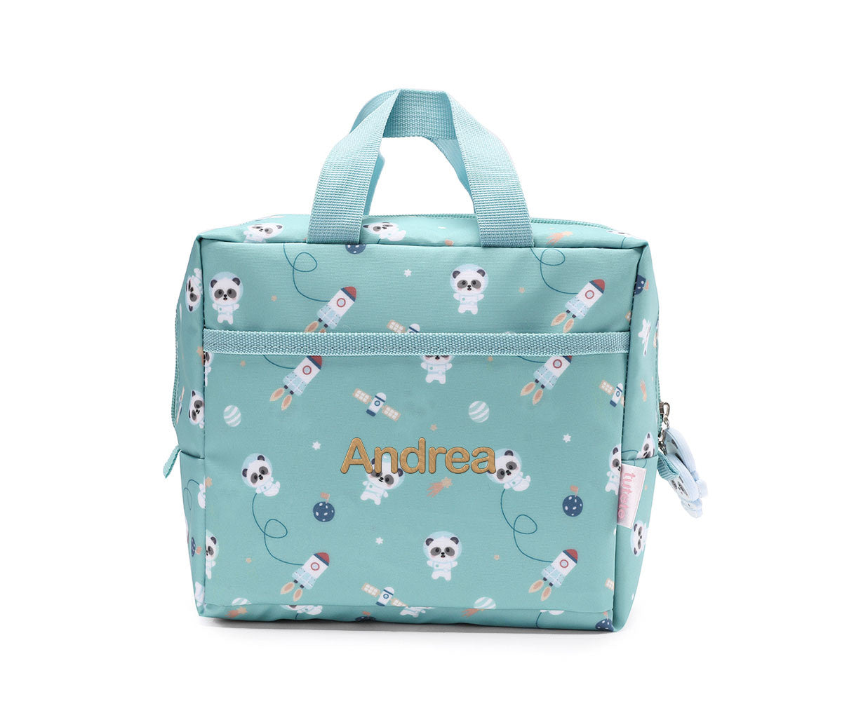 Borsa Termica Merenda Tutete Pandas in Space Personalizzabile
