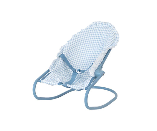 Sdraietta Bambole Vichy Blue Personalizzabile