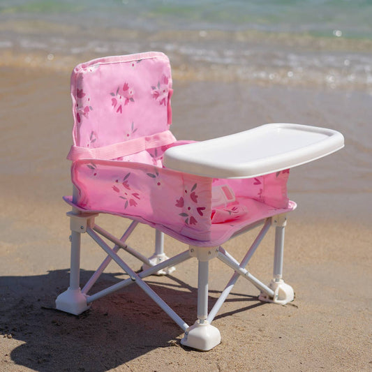 Seggiolone portatile rosa