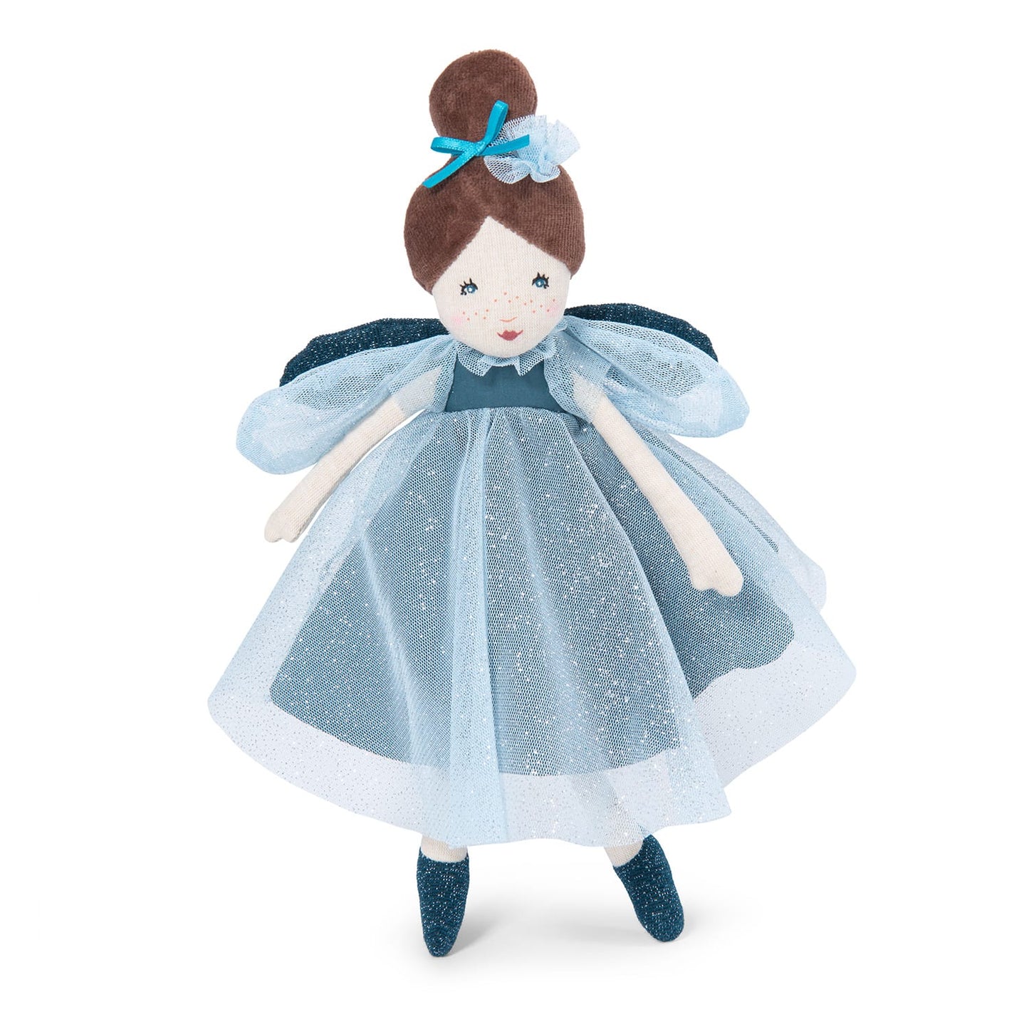 Fatina in stoffa con vestito blu