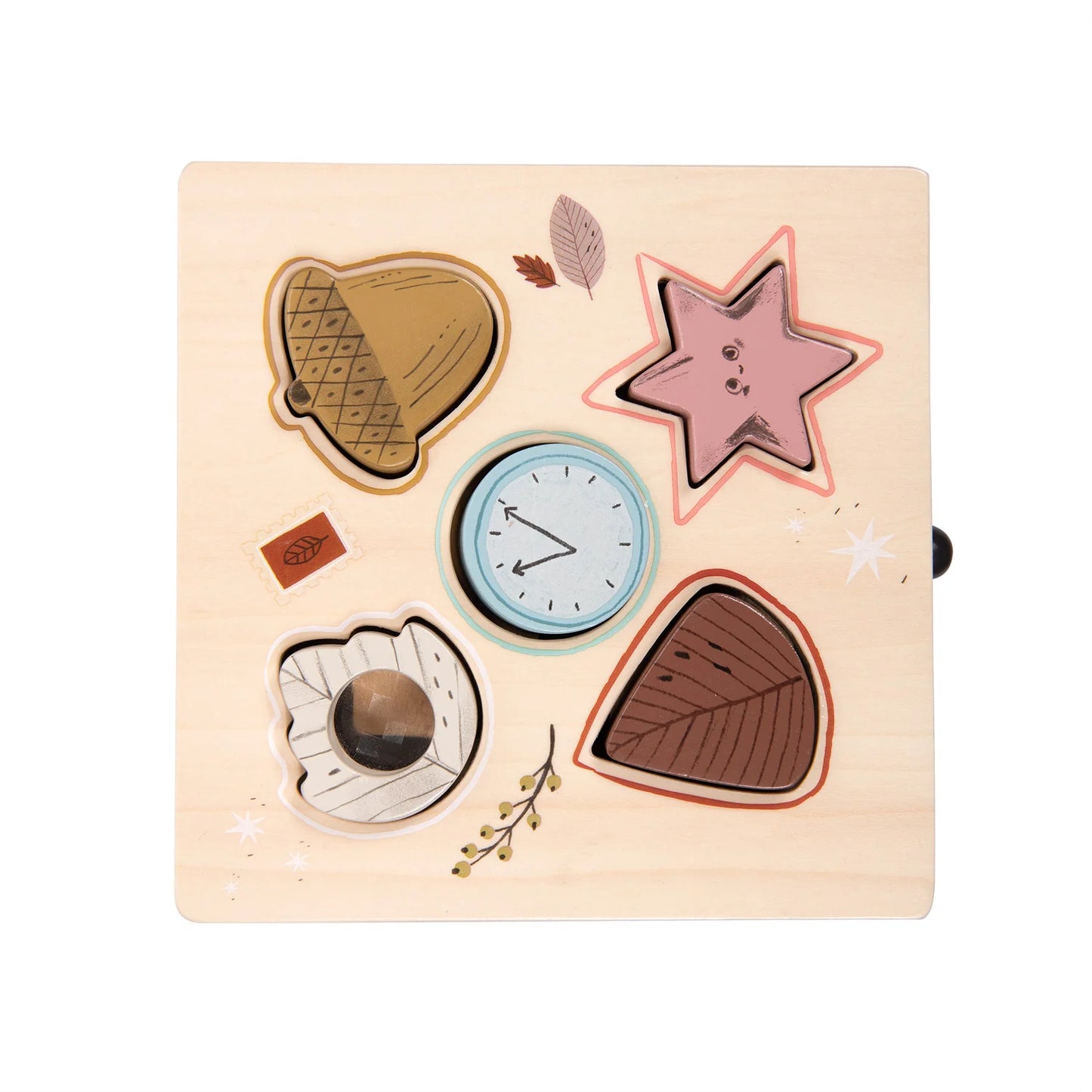 Scatola di legno con formine