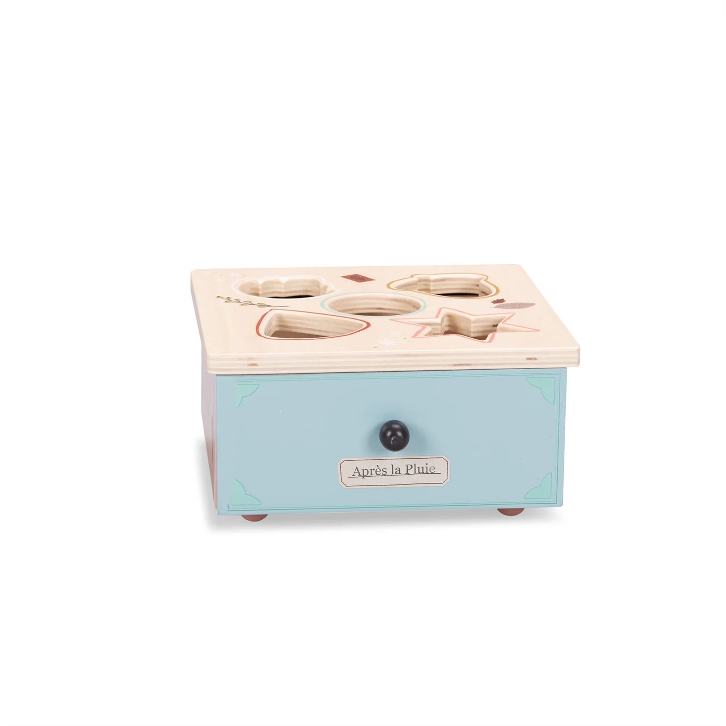 Scatola di legno con formine