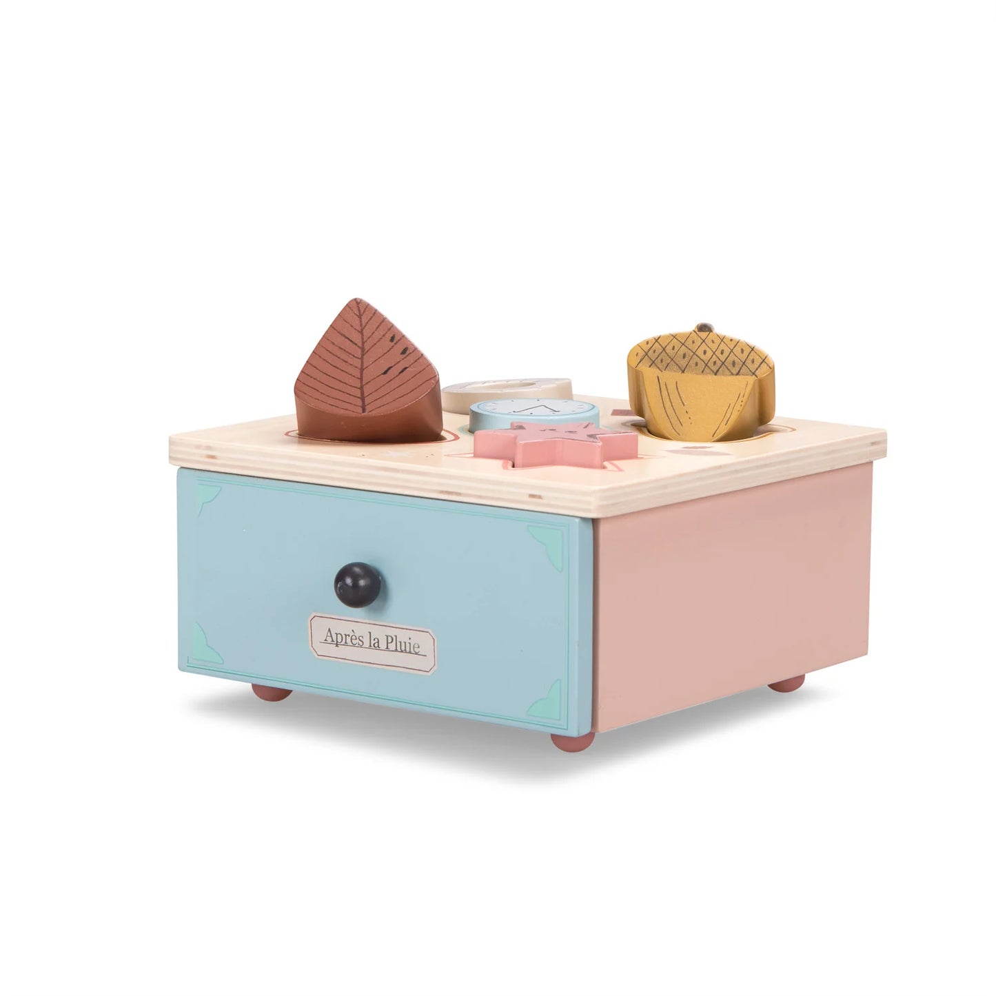 Scatola di legno con formine