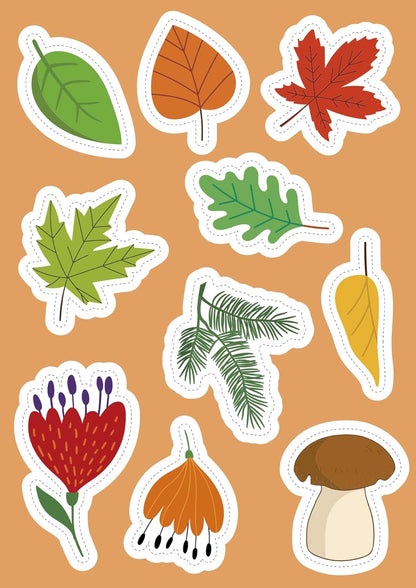 Stickers e attività. La Natura
