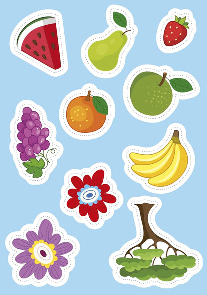 Stickers e attività. La Natura