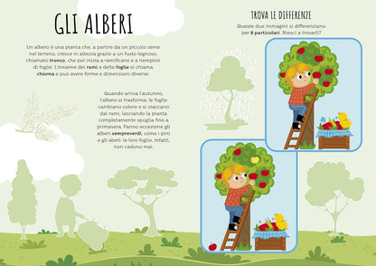 Stickers e attività. La Natura