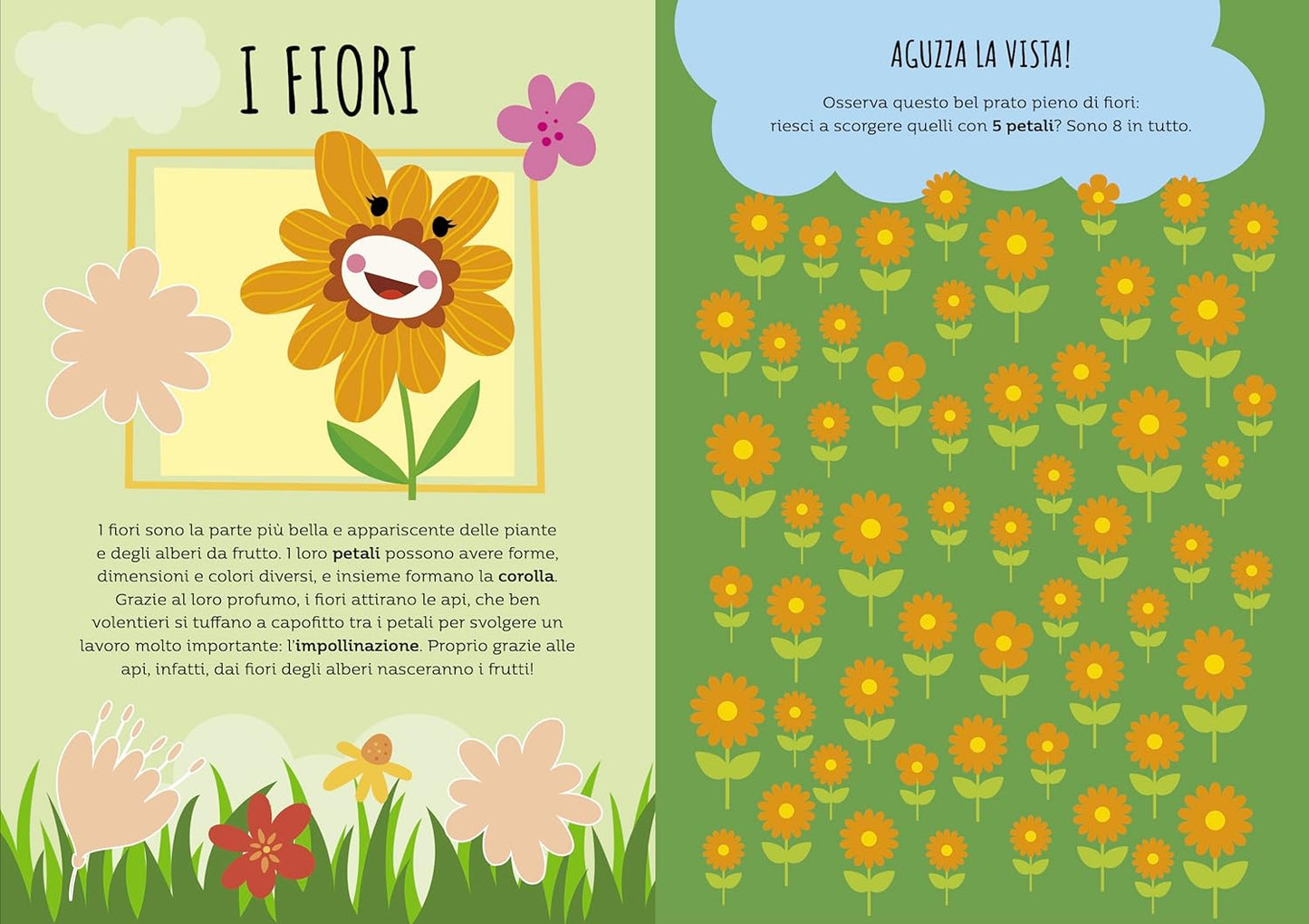 Stickers e attività. La Natura