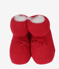 Babbucce neonato natalizie