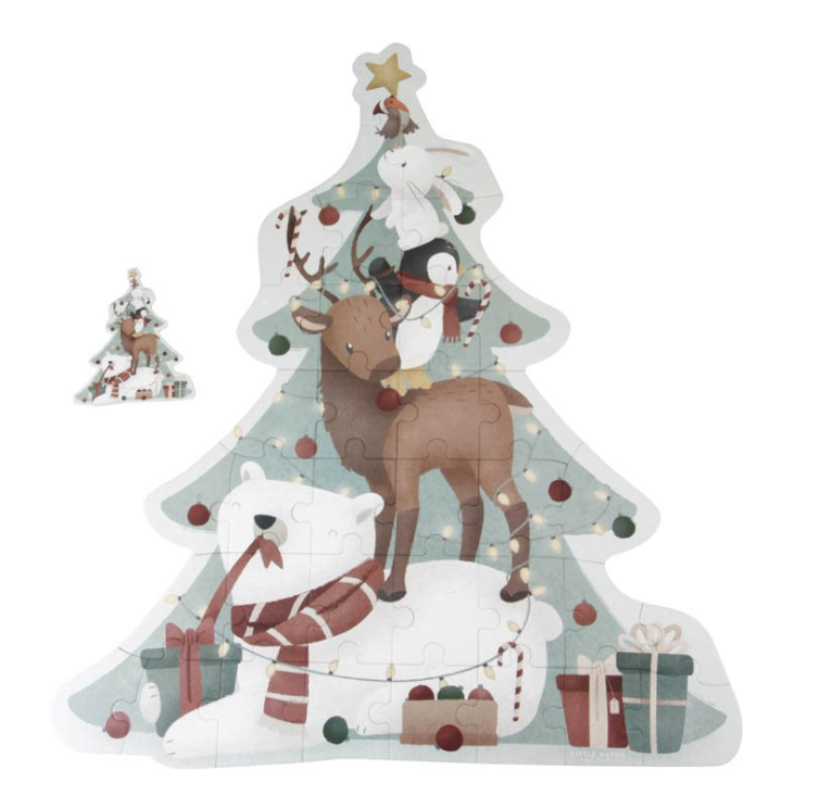 Puzzle maxi albero di Natale