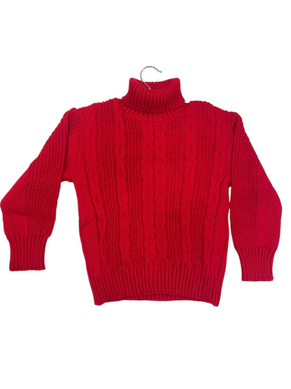 Maglione dolcevita rosso