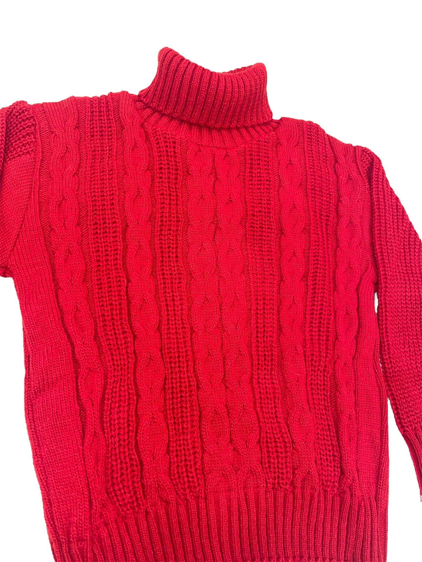 Maglione dolcevita rosso